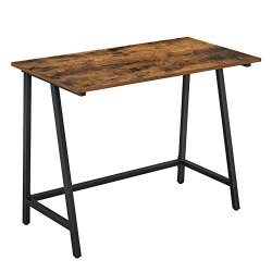 Skrivebord - arbejdsbord - rustik brun 100 x 50 x 75 cm