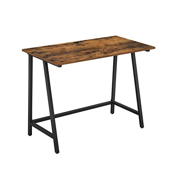 Skrivebord - arbejdsbord - rustik brun 100 x 50 x 75 cm