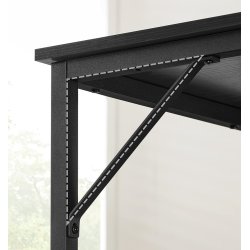 Skrivebord - computerbord - sort 100 x 50 x 75 cm