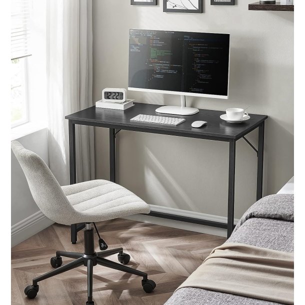 Skrivebord - computerbord - sort 100 x 50 x 75 cm