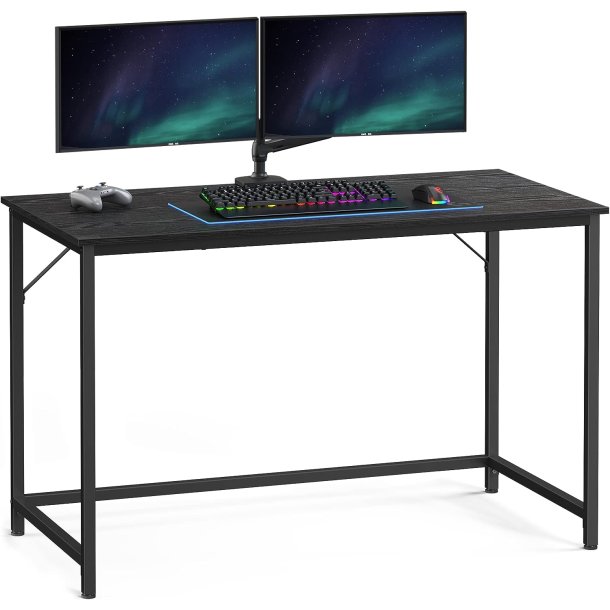 Skrivebord - computerbord - sort 120 x 60 x 75 cm