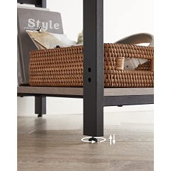 Skrivebord med 2 hylder - gr�/beige (greige) 120 x 60 x 75 cm