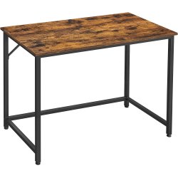 Skrivebord - computerbord - rustik brun 100 x 50 x 75 cm