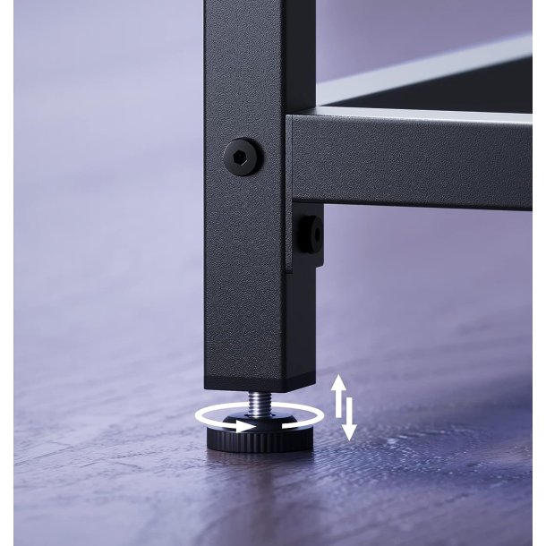 Skrivebord - computerbord - sort 120 x 60 x 75 cm