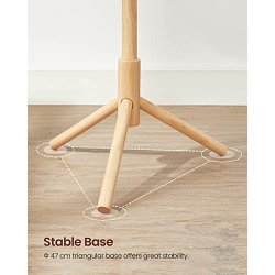 Stumtjener i tr� - frakke stativ til entre - brun 47x47x175