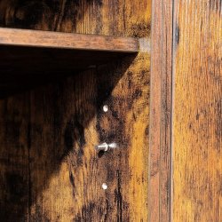 TV-b�nk - retro TV-bord - vintage rustik brun 140x40x50 cm