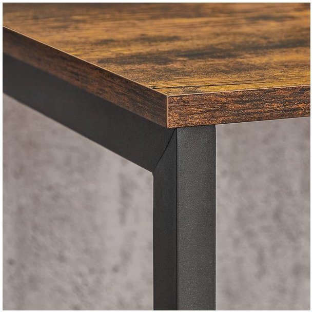 TV-b�nk - TV-bord i industrielt design - rustik brun 120x40x50