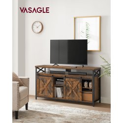 TV-bord til 65" - rustik brun - 147 x 40 x 76 cm