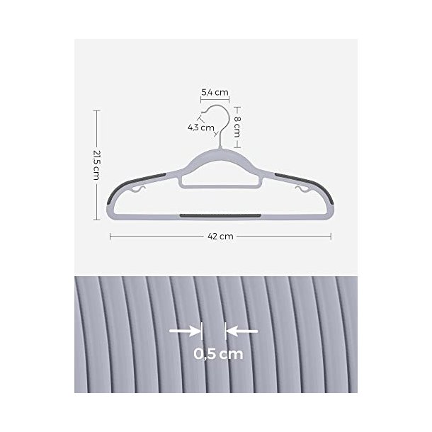 T�jb�jler - plast b�jler med skridsikker buksestang - 50 stk gr�