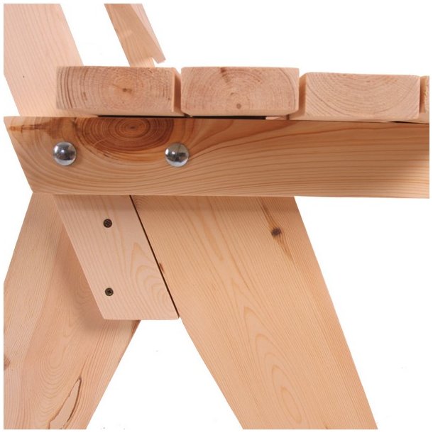 Have bnk - parkbnk og havebnk - trbnk p 148 cm - ubehandlet