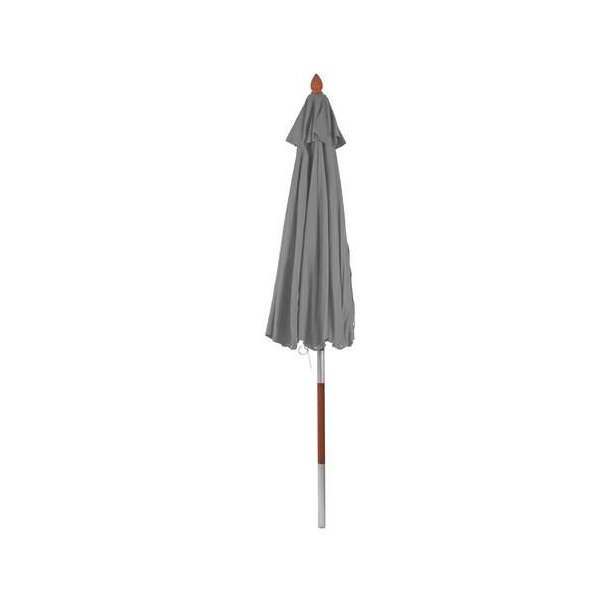 Tr�parasol �300 cm - luksus antracit parasol - haveparasol �3 meter
