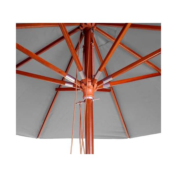 Tr�parasol �300 cm - luksus antracit parasol - haveparasol �3 meter