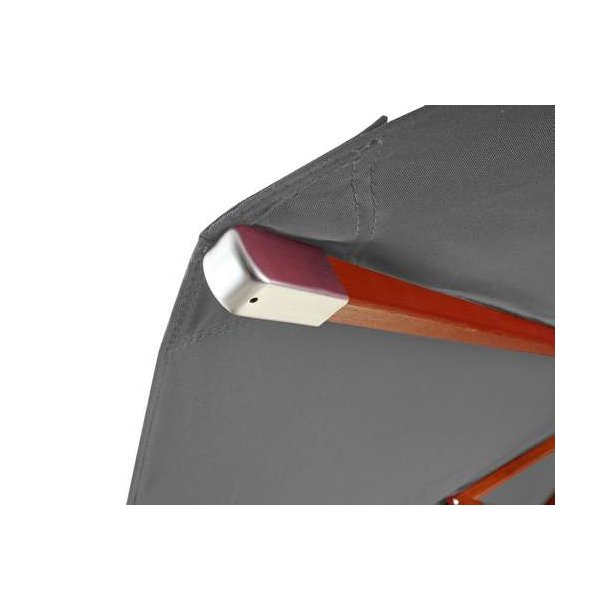 Tr�parasol �300 cm - luksus antracit parasol - haveparasol �3 meter