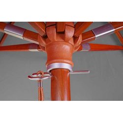 Tr�parasol �300 cm - luksus antracit parasol - haveparasol �3 meter