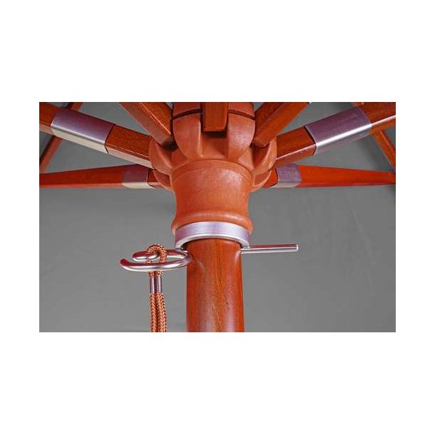 Tr�parasol �300 cm - luksus antracit parasol - haveparasol �3 meter