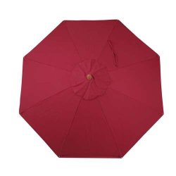 Trparasol 300 cm - luksus bordeaux rd parasol - haveparasol 3 meter