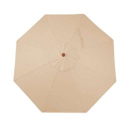 Trparasol 300 cm - luksus creme/beige parasol - haveparasol 3 meter