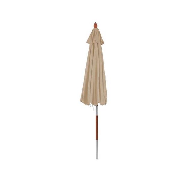 Trparasol 300 cm - luksus creme/beige parasol - haveparasol 3 meter