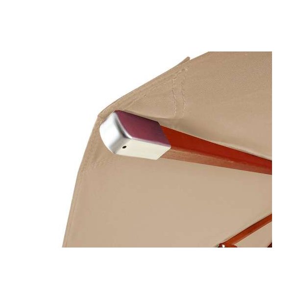 Trparasol 300 cm - luksus creme/beige parasol - haveparasol 3 meter