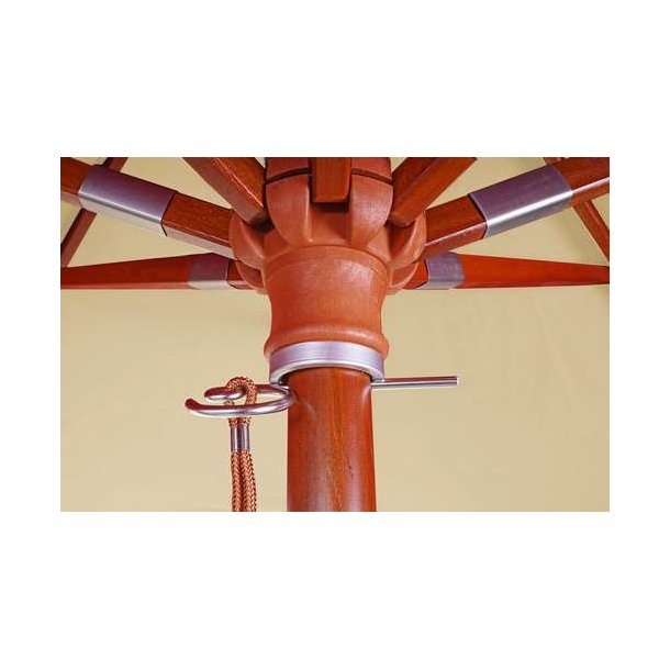 Trparasol 300 cm - luksus creme/beige parasol - haveparasol 3 meter