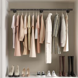 V�gmonteret t�jstang - b�jlestang til v�g - 30,4 x 170 x 7 cm