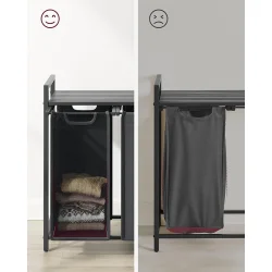 Vasket�jskurve med 3 rum - 3 vasket�jsposer - gr�