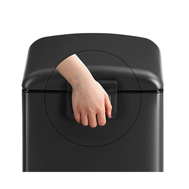 Pedalspand - skraldespand med soft close l�g - 30L sort