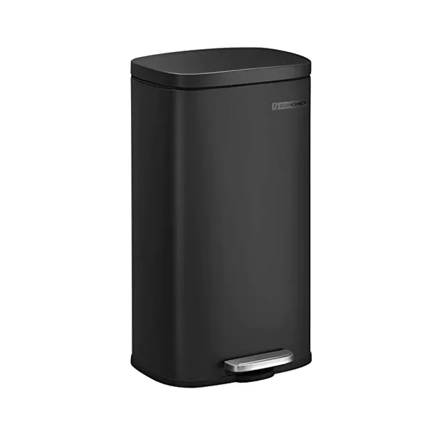 Skraldespand - pedalspand med soft close l�g - 30L sort