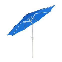 Haveparasol i aluminium med knk/vip 270 cm - bl parasol