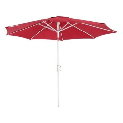 Haveparasol i aluminium med knk/vip 270 cm - rd parasol