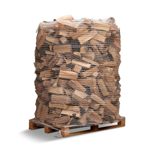 Brænde - Ovntørret ask i brændetårn fra dansk brænde - 33 cm