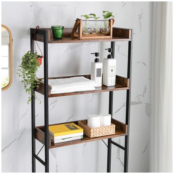 Badevrelsesreol - reol til badevrelse over toilet/vaskemaskine