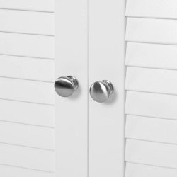 Kommode - hvid badevrelsesskab - skab 80 x 60 x 30 cm