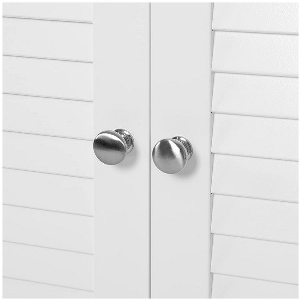 Kommode - hvid badevrelsesskab - skab 80 x 60 x 30 cm