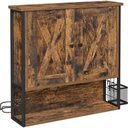 Badevrelsesskab - vghngt skab - rustik brun 60x60x16 cm