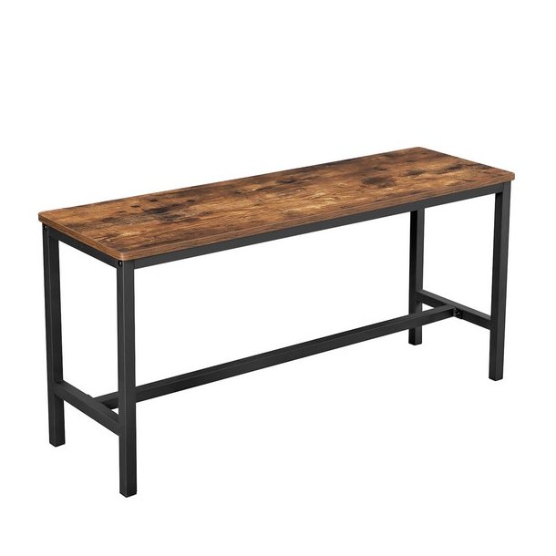 B�nke i industrielt design - 2 b�nke - rustik brun 108x32,5x50