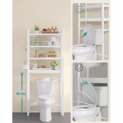 Badev�relsesreol - reol til badev�relse over toilet/vaskemaskine