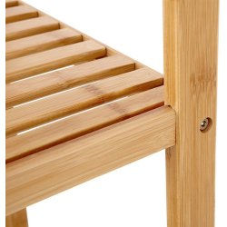 Badevrelsesreol med 5 hylder - bambus reol - 146 x 33 x 33