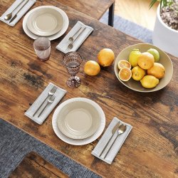 Barbord med 2 skamler - h�jbord med 2 barstole - rustik brun