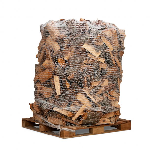 Brænde - Ovntørret blandet løvtræ i brændetårn fra dansk brænde - 33 cm