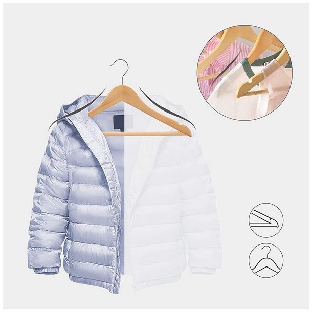 T�jb�jler til b�rn med buksestang - 10 stk brune b�jler til t�j