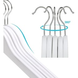 T�jb�jler til b�rn med buksestang - 20 stk hvide b�jler til t�j