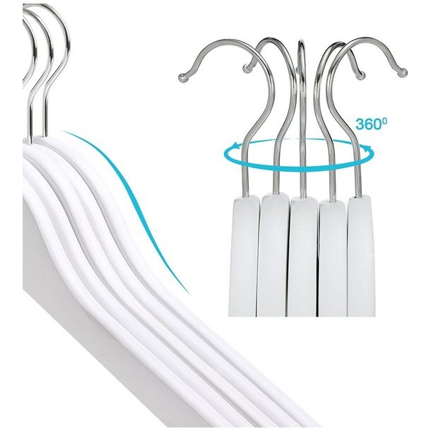 T�jb�jler til b�rn med buksestang - 20 stk hvide b�jler til t�j