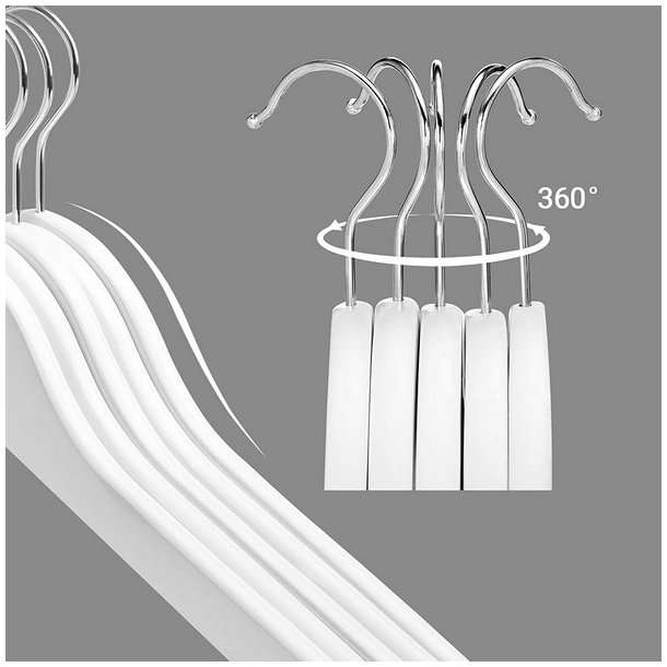 T�jb�jler uden buksestang - 20 stk hvide tr�b�jler til t�j