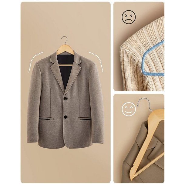 T�jb�jler med buksestang - 10 stk brune tr�b�jler til t�j