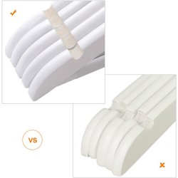 T�jb�jler med buksestang - 20 stk hvide tr�b�jler til t�j