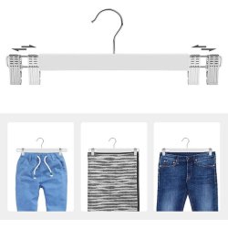 Bukseb�jler i tr� - justerbare 8-pak bukseklemme b�jler - 34 cm