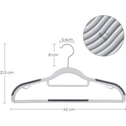 T�jb�jler - ABS plast b�jler med skridsikker buksestang - 30 stk