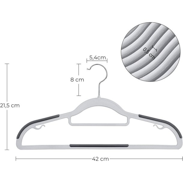 T�jb�jler - ABS plast b�jler med skridsikker buksestang - 30 stk