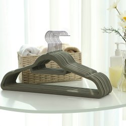 T�jb�jler i velour med skridsikker buksestang - 20 stk gr�